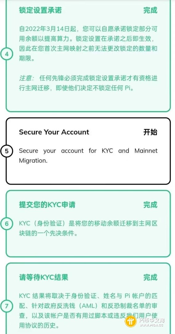 主网清单增加第5项,现总共9项清单